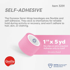 Dynarex Sensi-Wrap 2inch self-adhesive bandage for broader coverage.