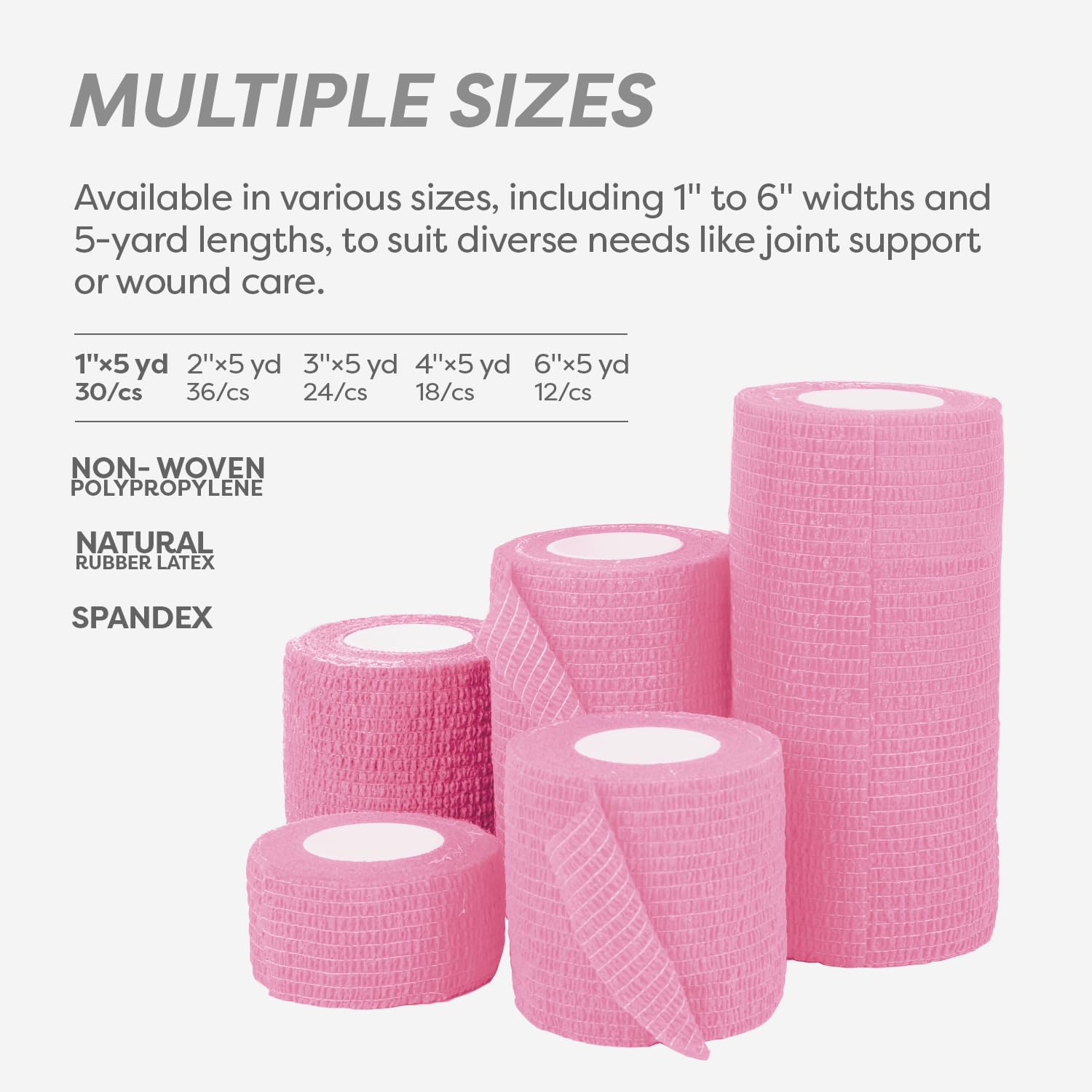Dynarex Sensi-Wrap 3inch bandage with breathable, flexible material.