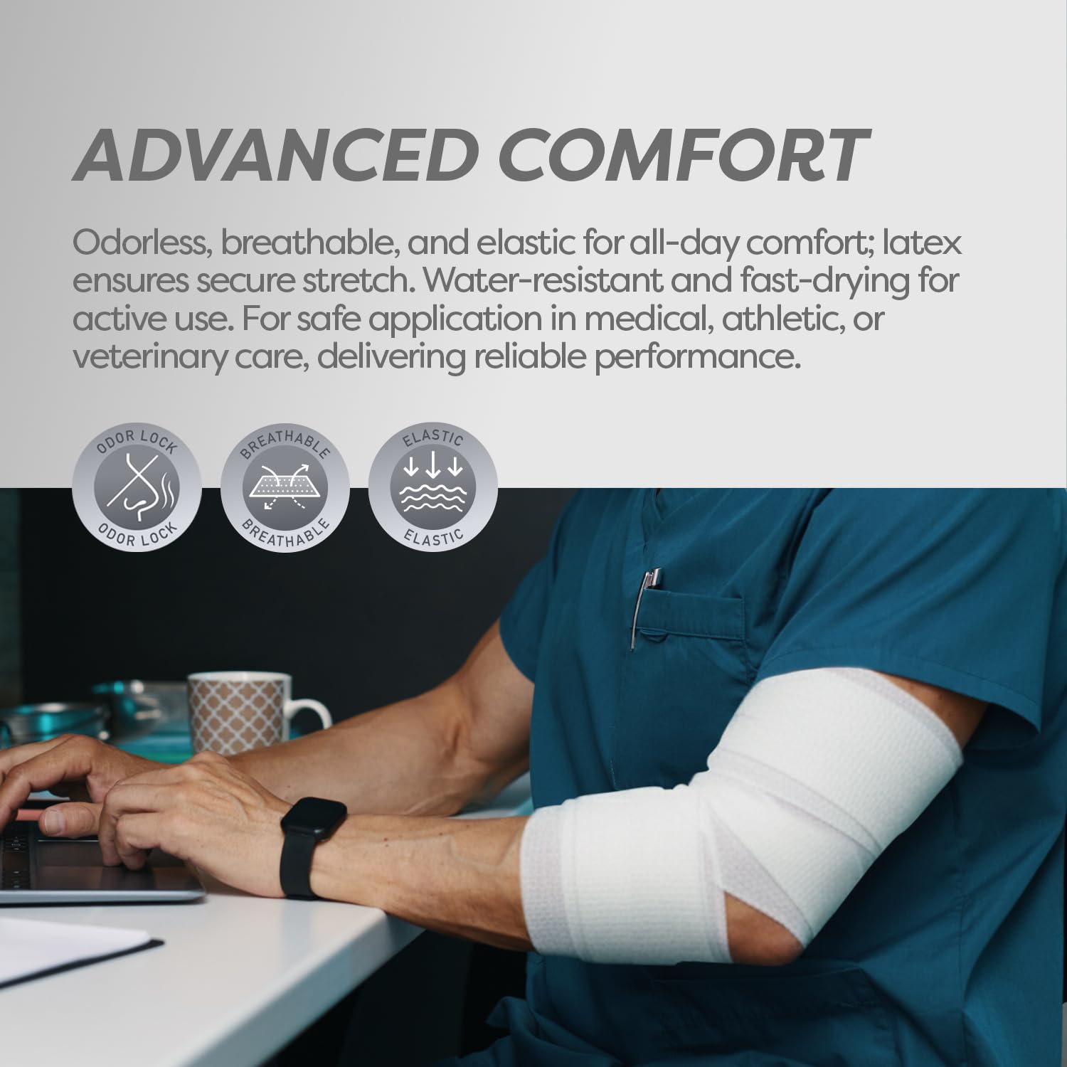 Dynarex Sensi-Wrap color options aid quick task identification
