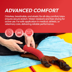 Colorful Sensi-Wrap options including latex-free versions for choice.