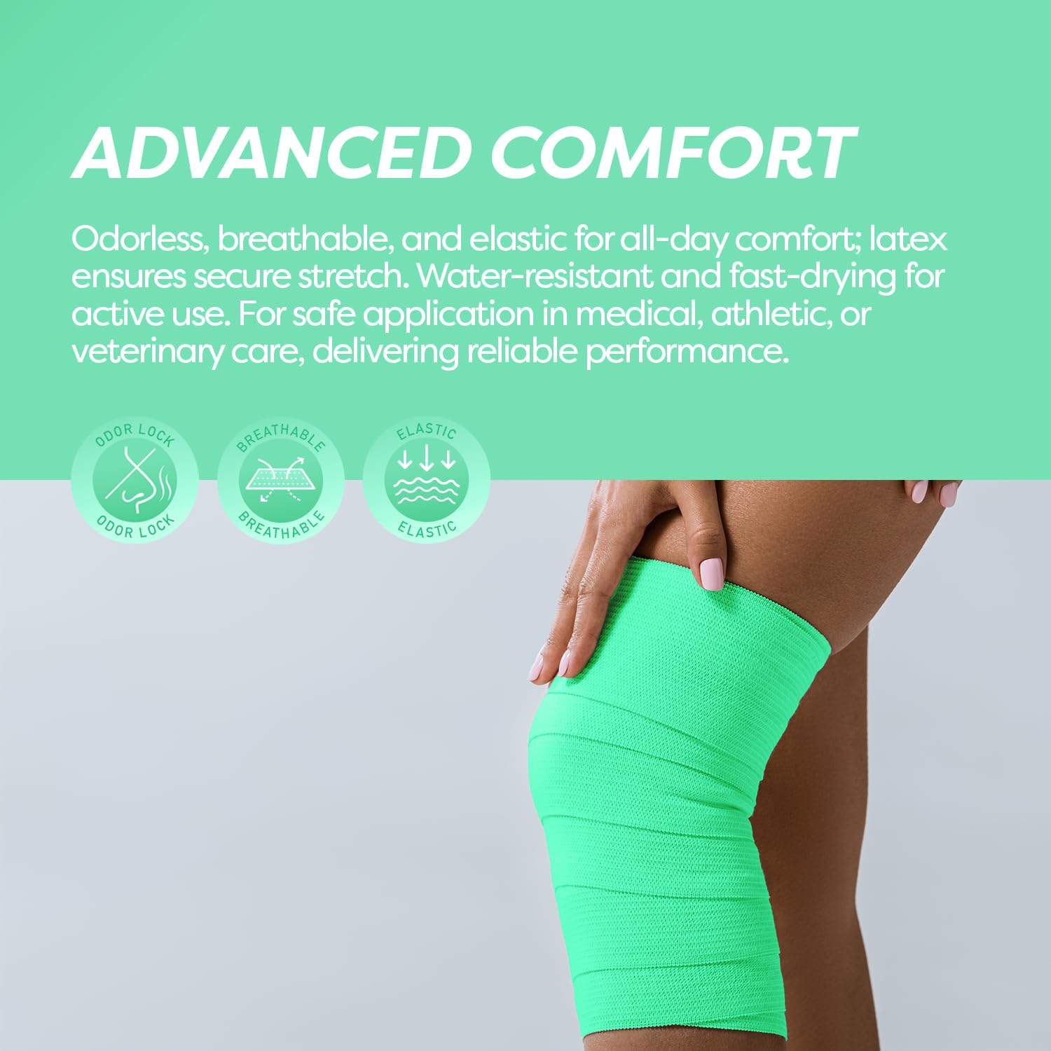 Dynarex Sensi-Wrap easy removal with no residue.