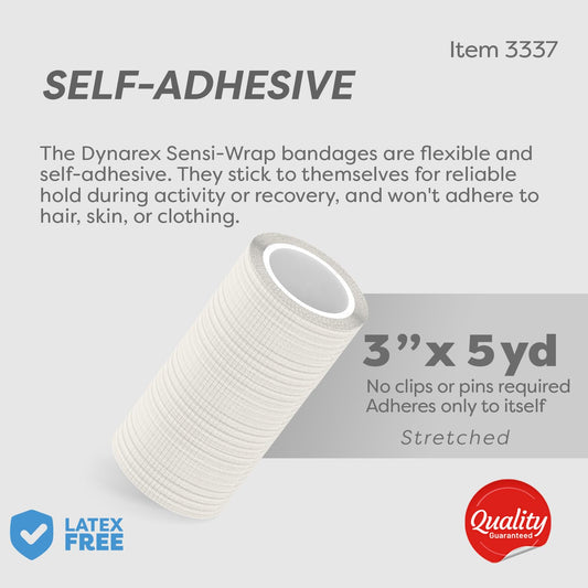 Dynarex Sensi-Wrap latex-free bandage protects skin with flexible comfort