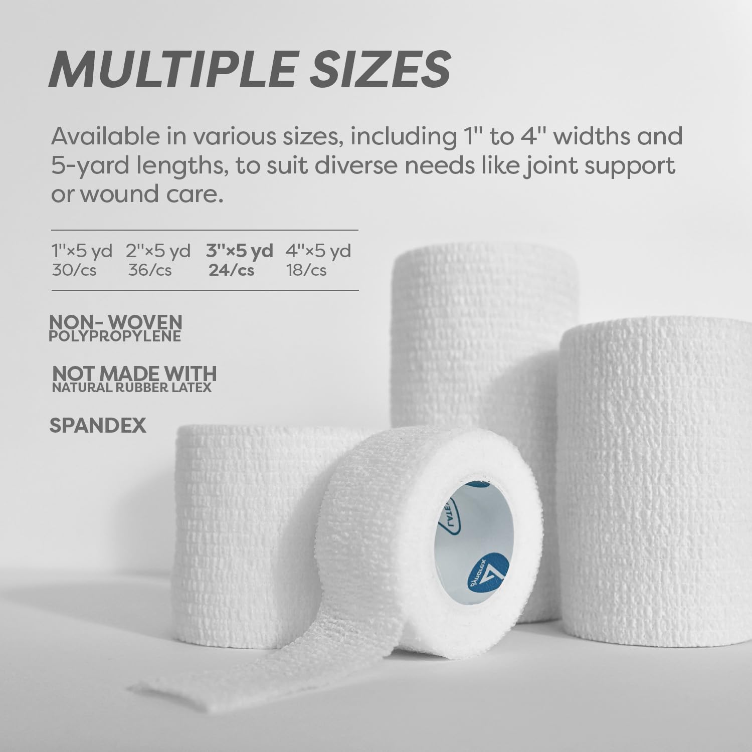Dynarex Sensi-Wrap available in multiple sizes for tailored support