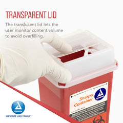 Dynarex container with large opening enables easy disposal