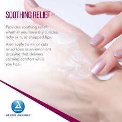 Dynarex Skin protectant ointment texture suitable for sensitive skin care.