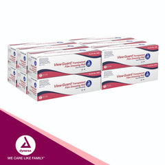 Box contains 11-yard rolls from Dynarex View Guard for steady supply