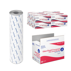 Dynarex View Guard roll cut to fit contours for flexible wound coverage.