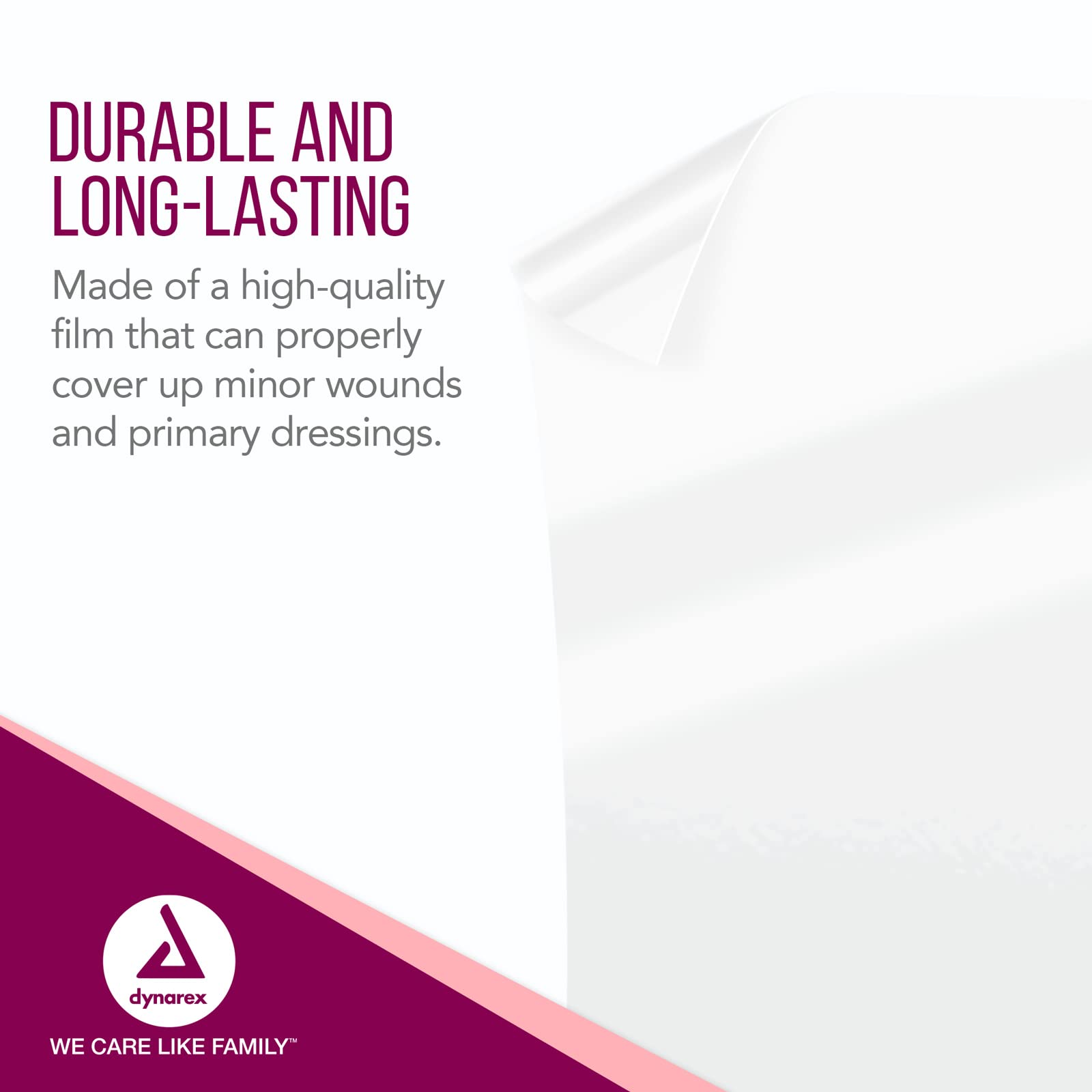 Roll can be easily cut to size for precise dressing applications