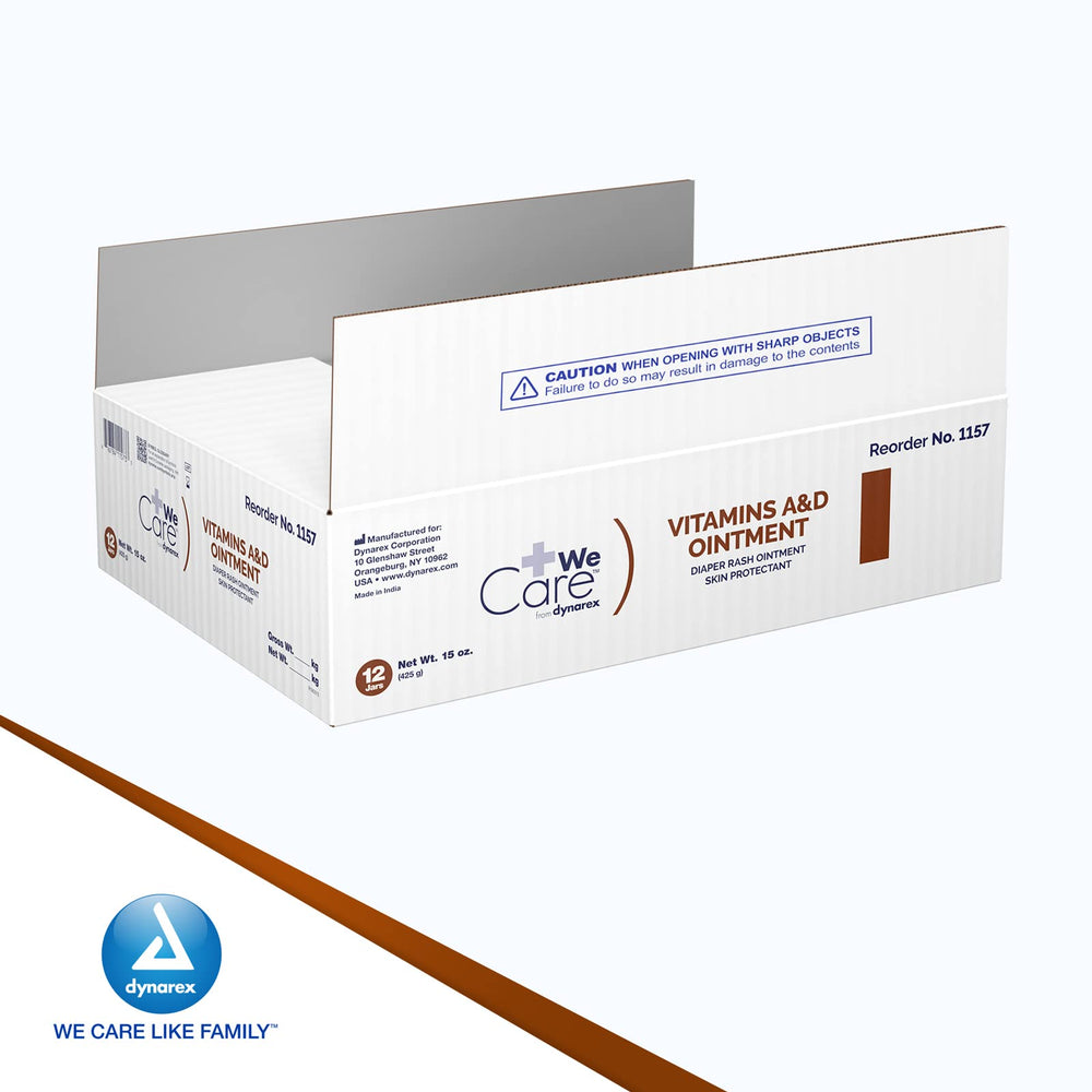 Dynarex packaging details showing jar and product branding for skin protection