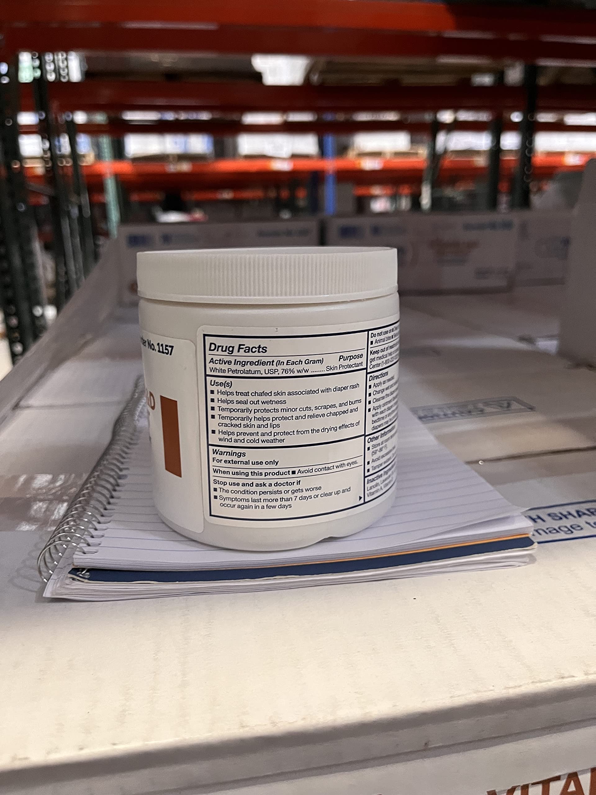 Dynarex Vitamins A & D ointment in packaging for easy portability.