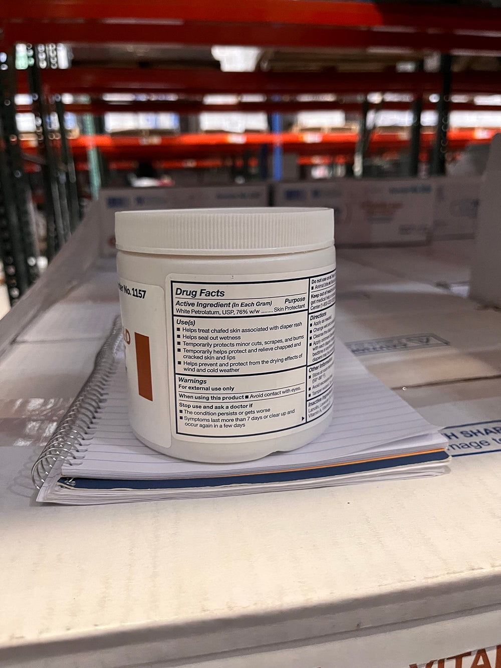 Dynarex Vitamins A & D ointment in packaging for easy portability.