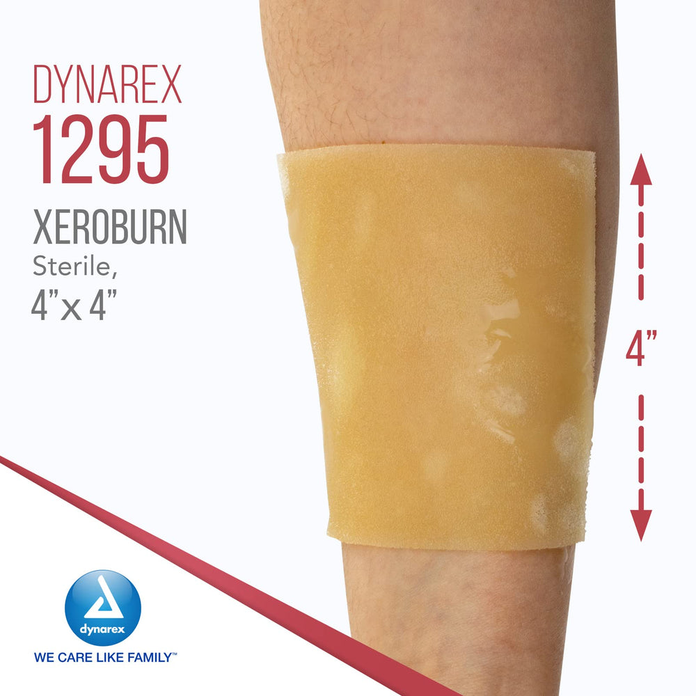 Closeup of XeroBurn cooling gel on the dressing surface