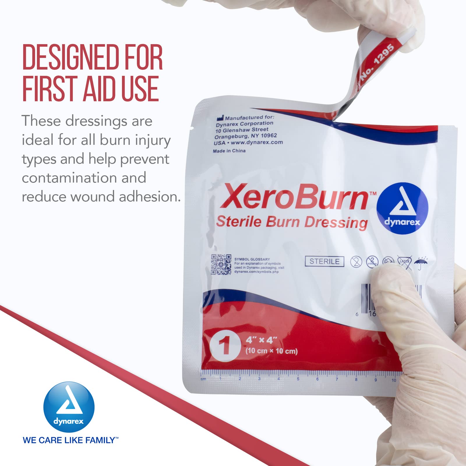 Tea tree oil and glycerin components in XeroBurn dressing