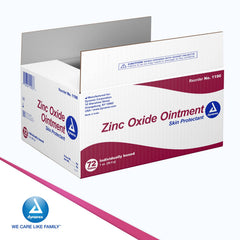 Dynarex Zinc Oxide Ointment packaging shows bulk supply for families.