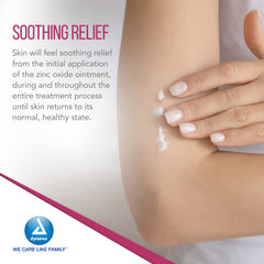 Dynarex zinc oxide ointment product shot highlights clean, protective ingredients