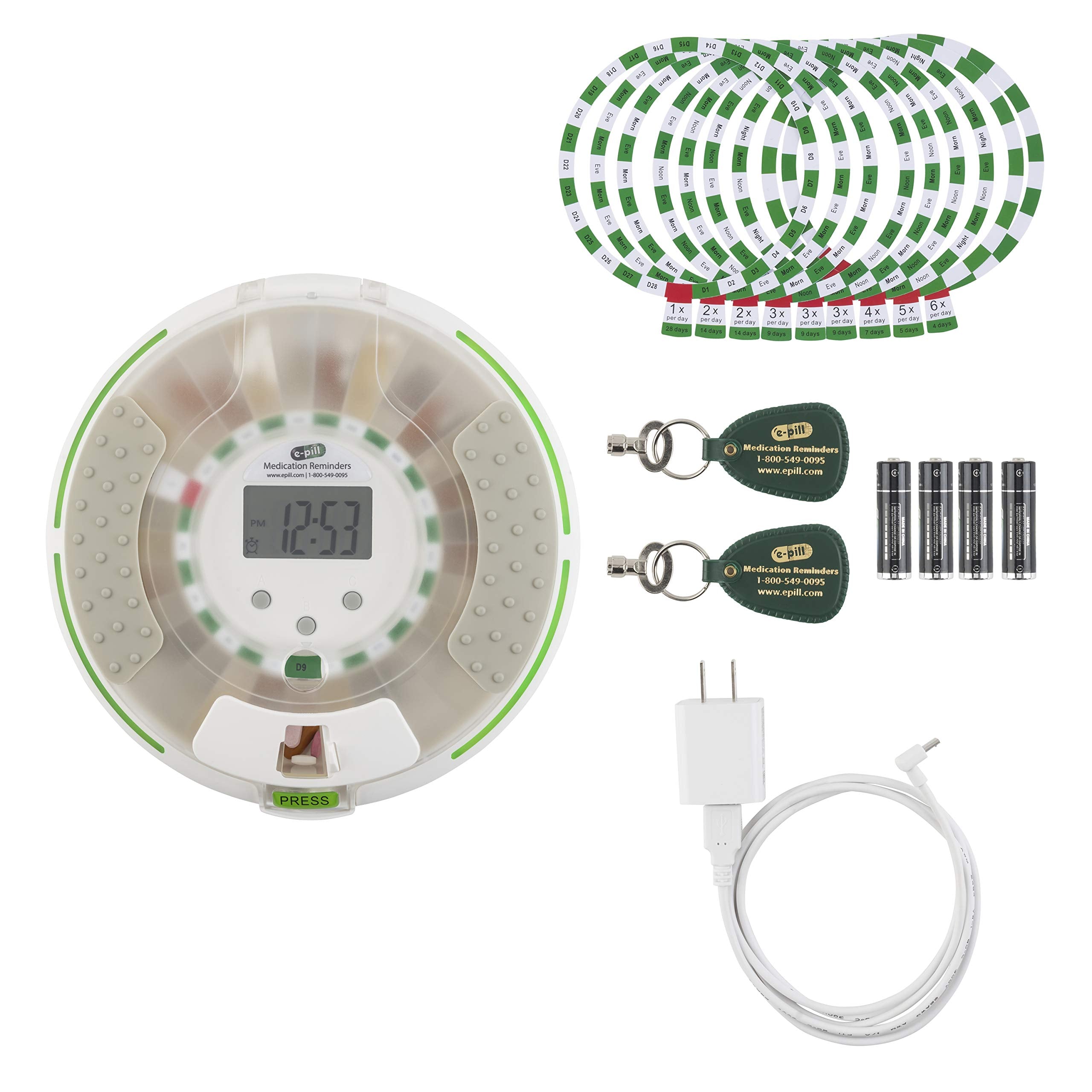 e-Pill MedSmart Voice Pro voice alerts remind users to take meds on time.