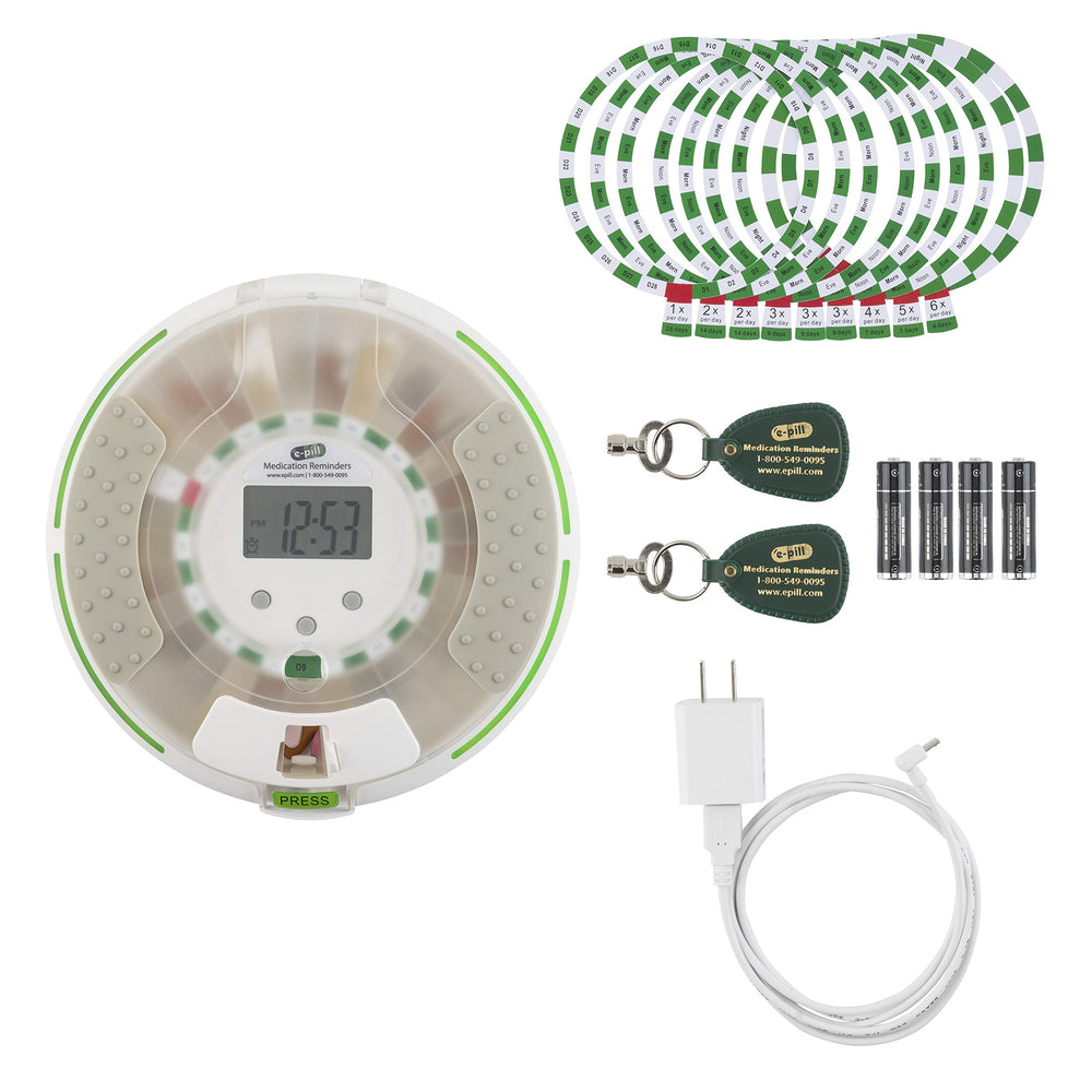 e-Pill MedSmart Voice Pro voice alerts remind users to take meds on time.