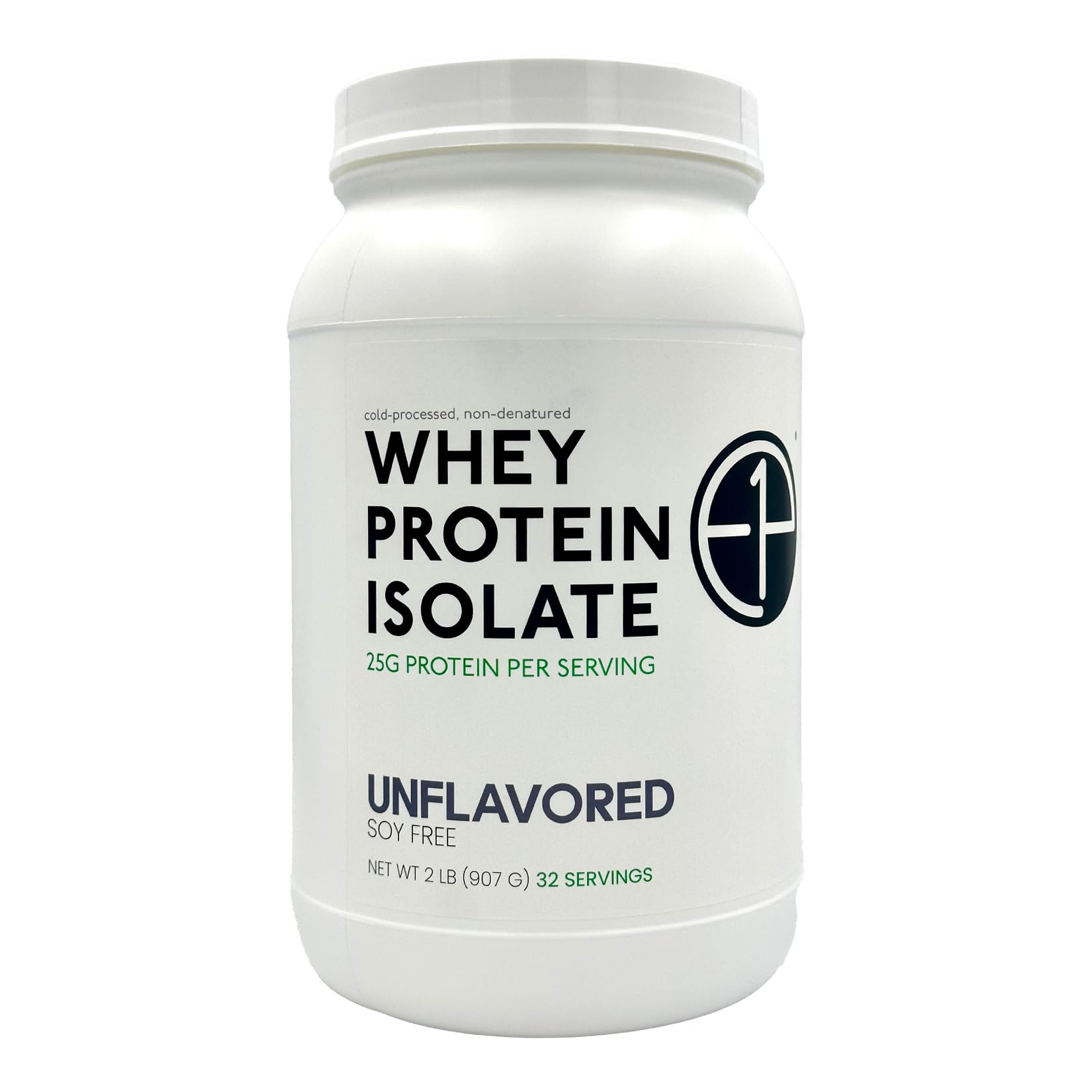 E1P Whey Isolate unflavored bottle shows clean ingredients and value.