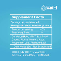 E2H Liver Support dandelion-root ingredient promotes gentle cleansing.
