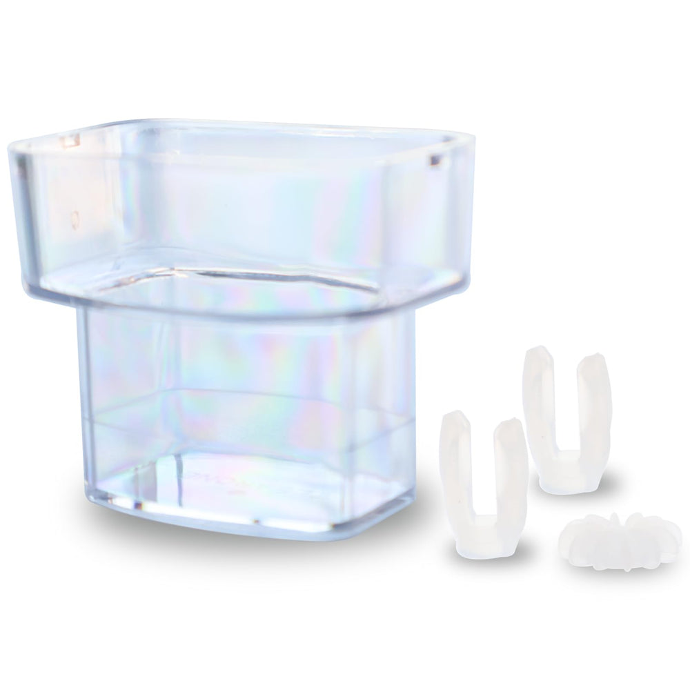 Eagosion GV Pro/Plus scleral lens cleaner front view for at-home cleaning of RGB and Ortho-K lenses.