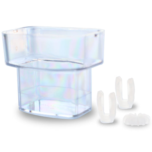 Eagosion GV Pro/Plus scleral lens cleaner front view for at-home cleaning of RGB and Ortho-K lenses.