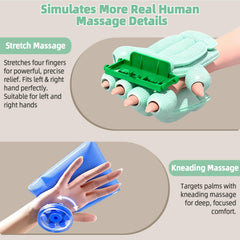 Ealken hand massager LED control panel enables easy mode selection