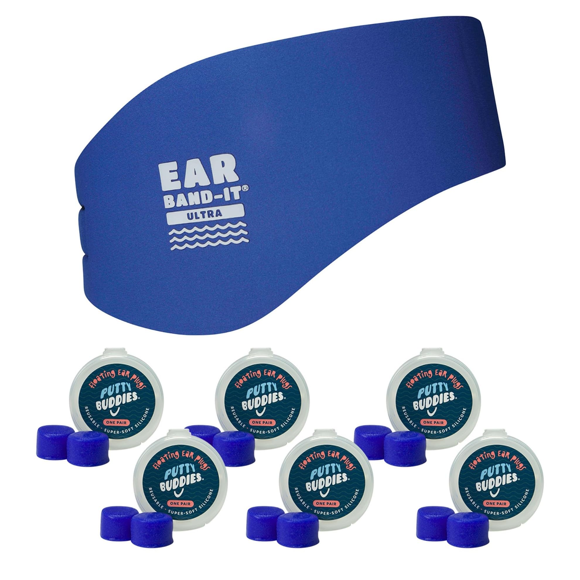 Ear Evolution Ear Band-It Ultra headband secures water protection during swimming