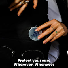 Earasers packaging with reusable inserts for gigs and travels