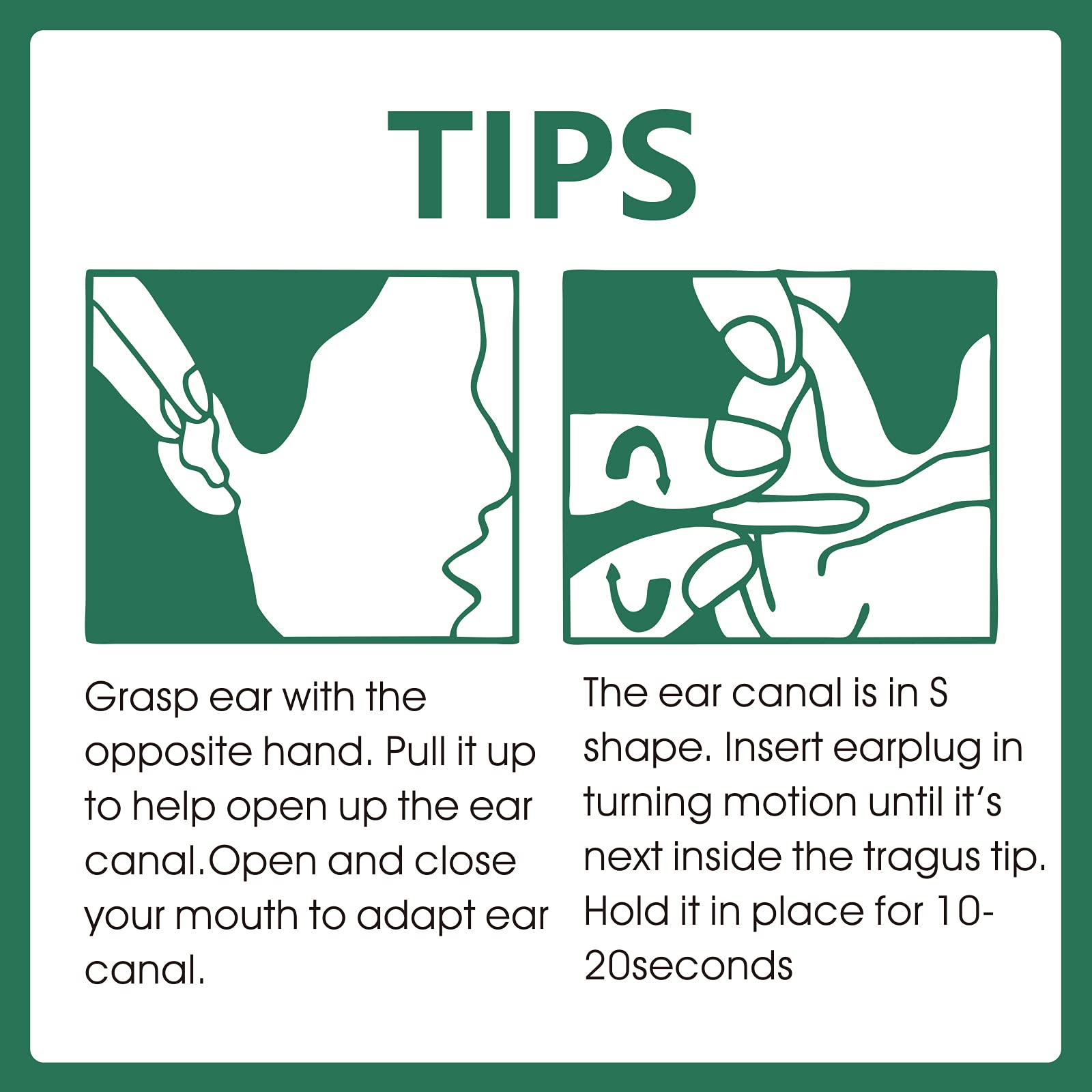 EARS SECRET soft foam texture close-up highlights comfortable material and lasting wear.