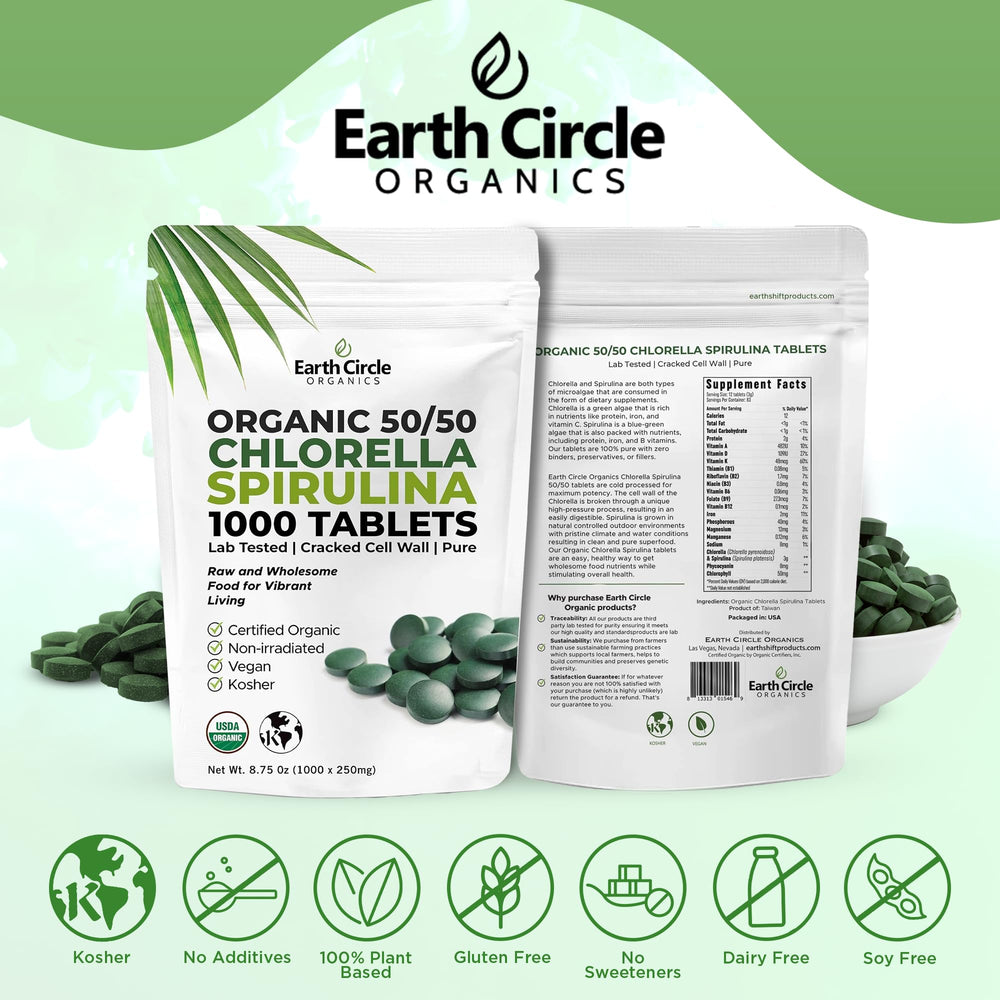 Earth Circle Organics pack-of-3 tablets offer convenient multi-pack option