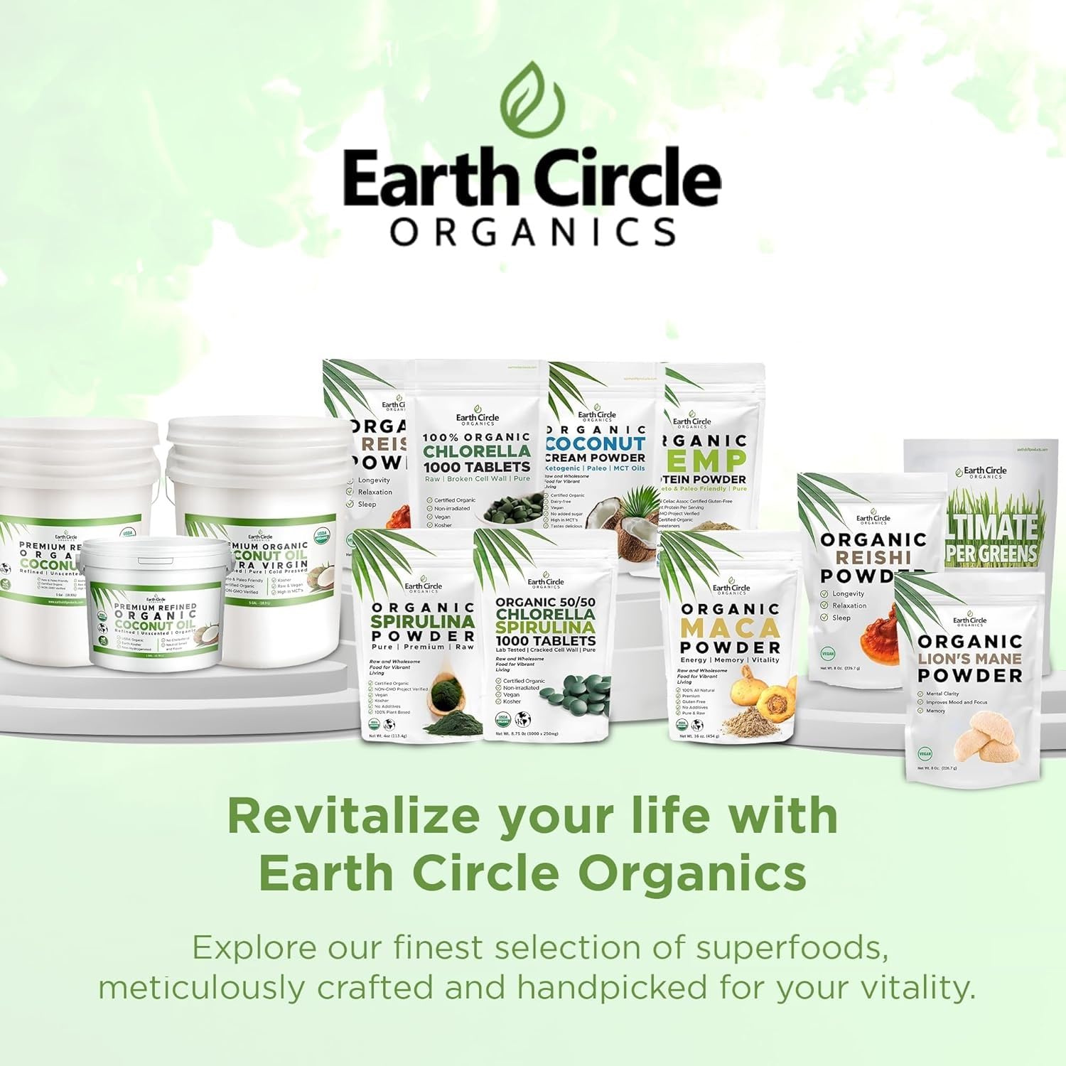 Earth Circle Organics hemp protein powder featured in baking prep
