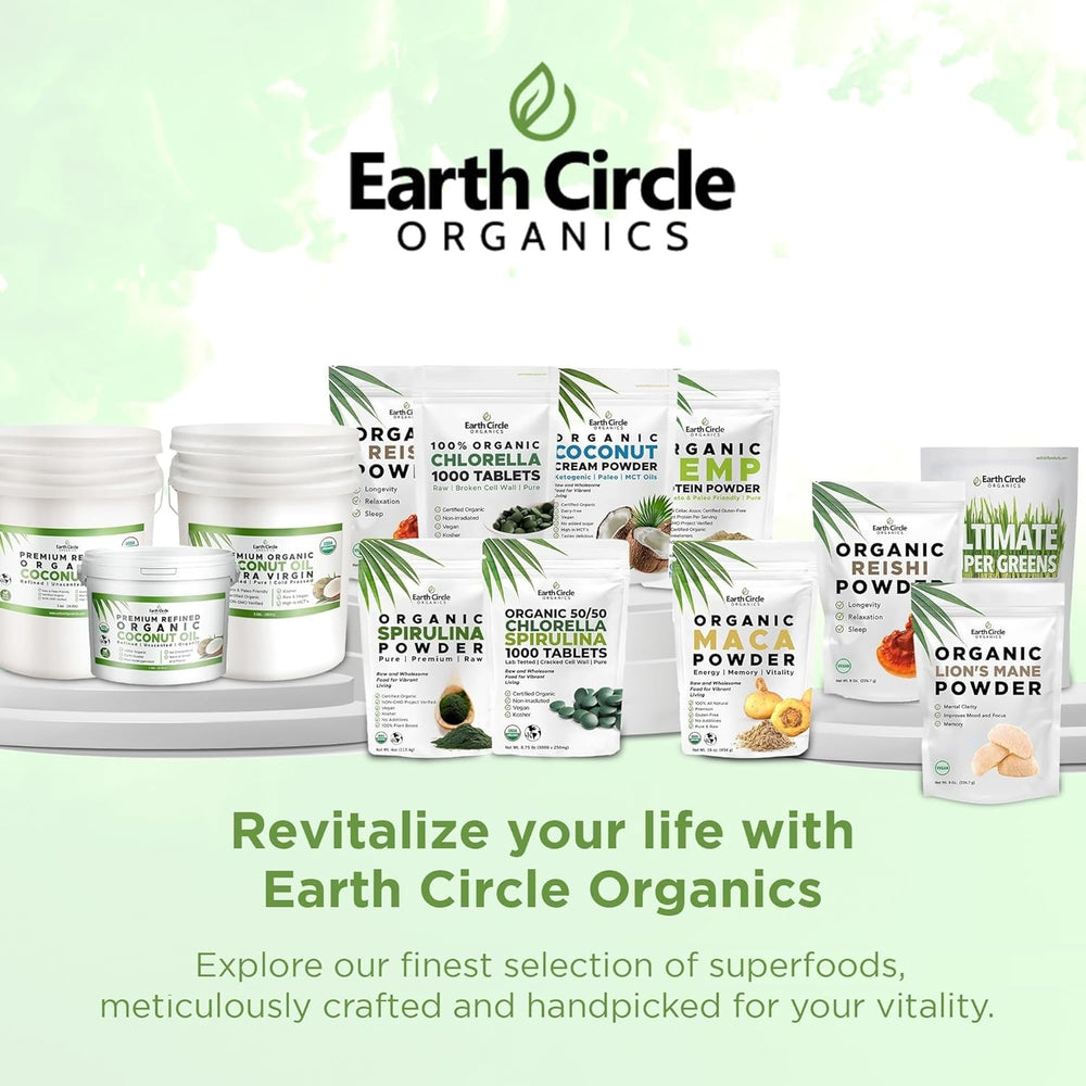 Earth Circle Organics hemp protein powder featured in baking prep