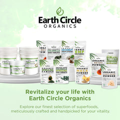 Earth Circle Organics Spirulina Powder green-visual signals deep color and antioxidant richness