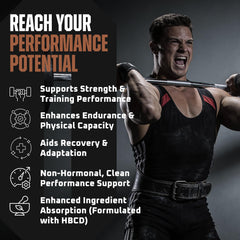 Capsules in hand show convenient daily support for workouts.