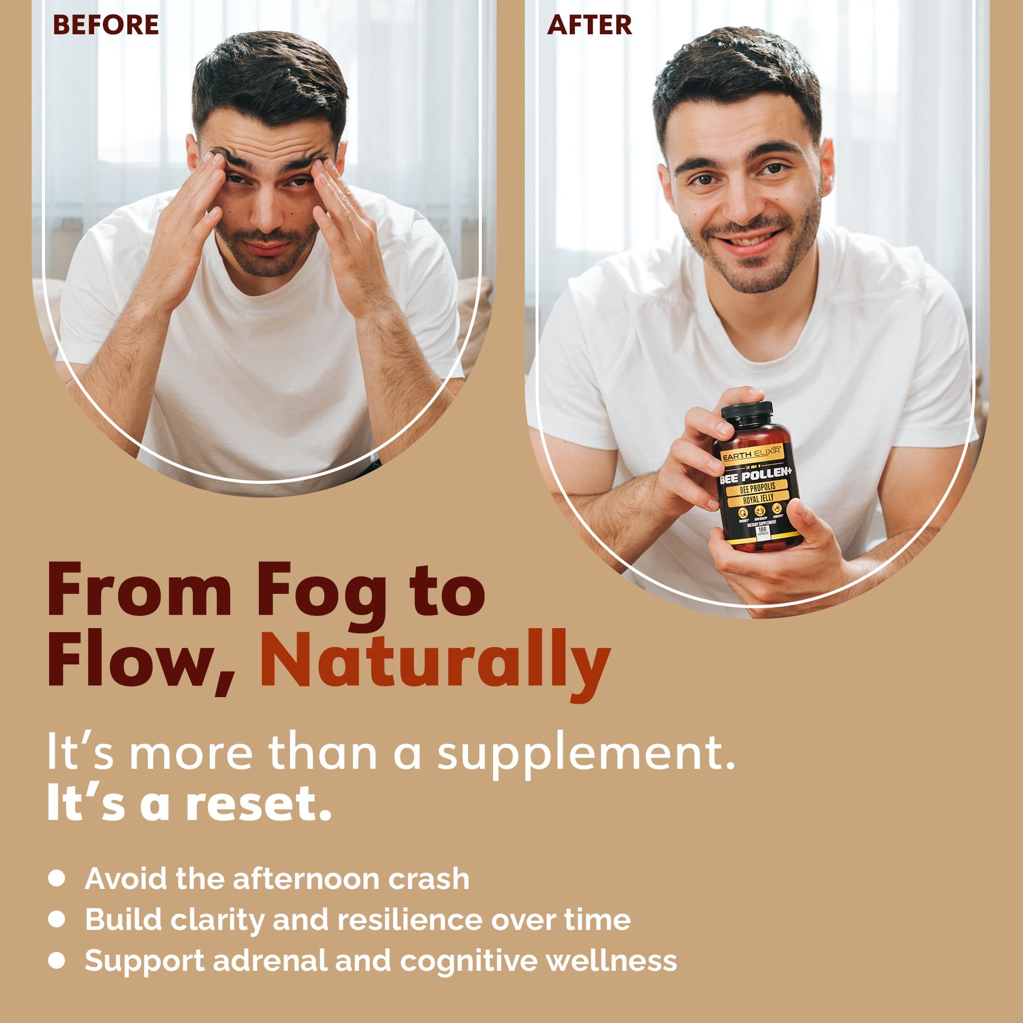 Earth Elixir non-GMO formula emphasizing purity for daily use