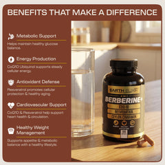 Earth Elixir organic cinnamon powder scoop showing natural flavor and metabolic-friendly formula.