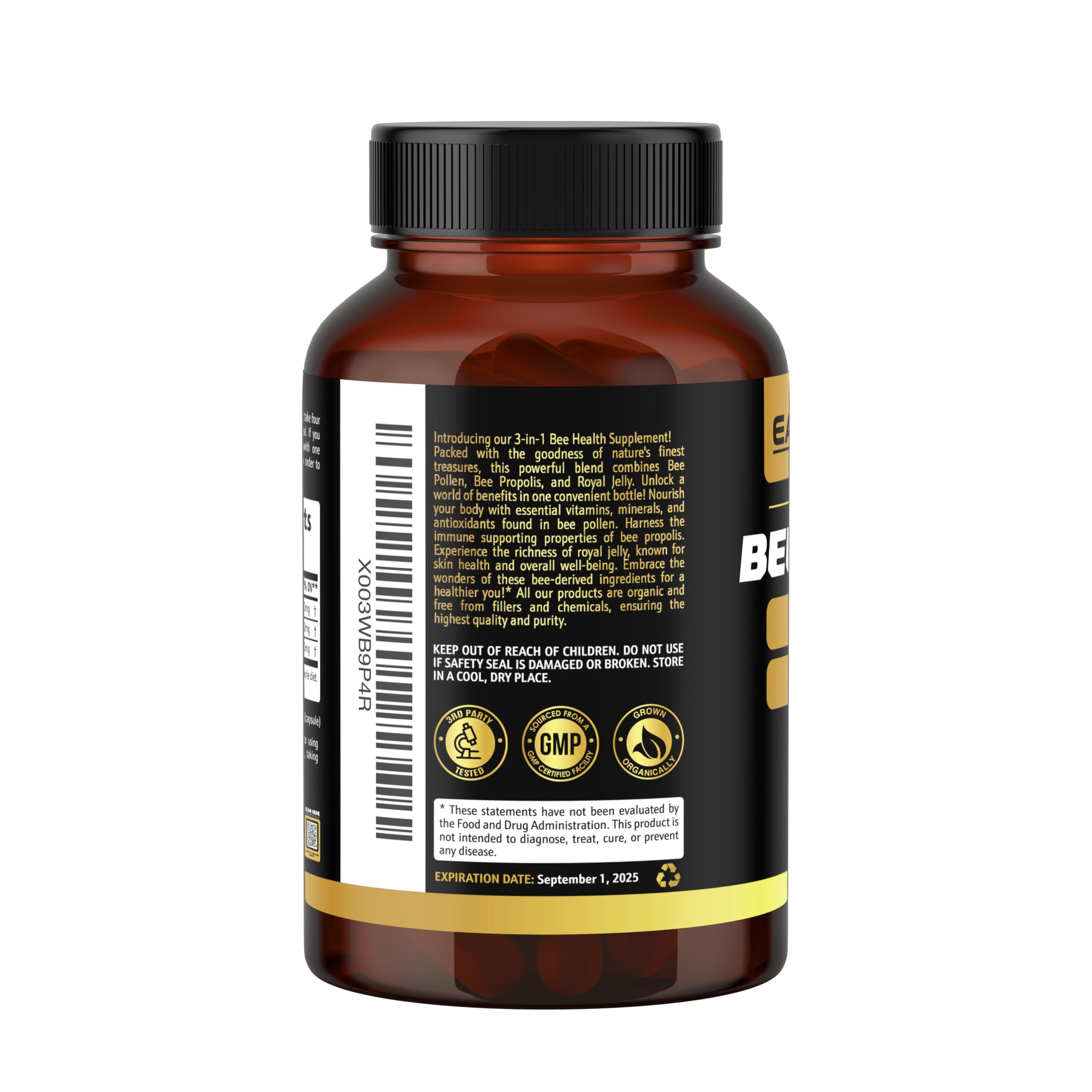Earth Elixir packaging emphasizing recycling and eco-friendly mission