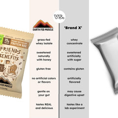 Earth Fed Muscle bars energy on-the-go for busy athletes.