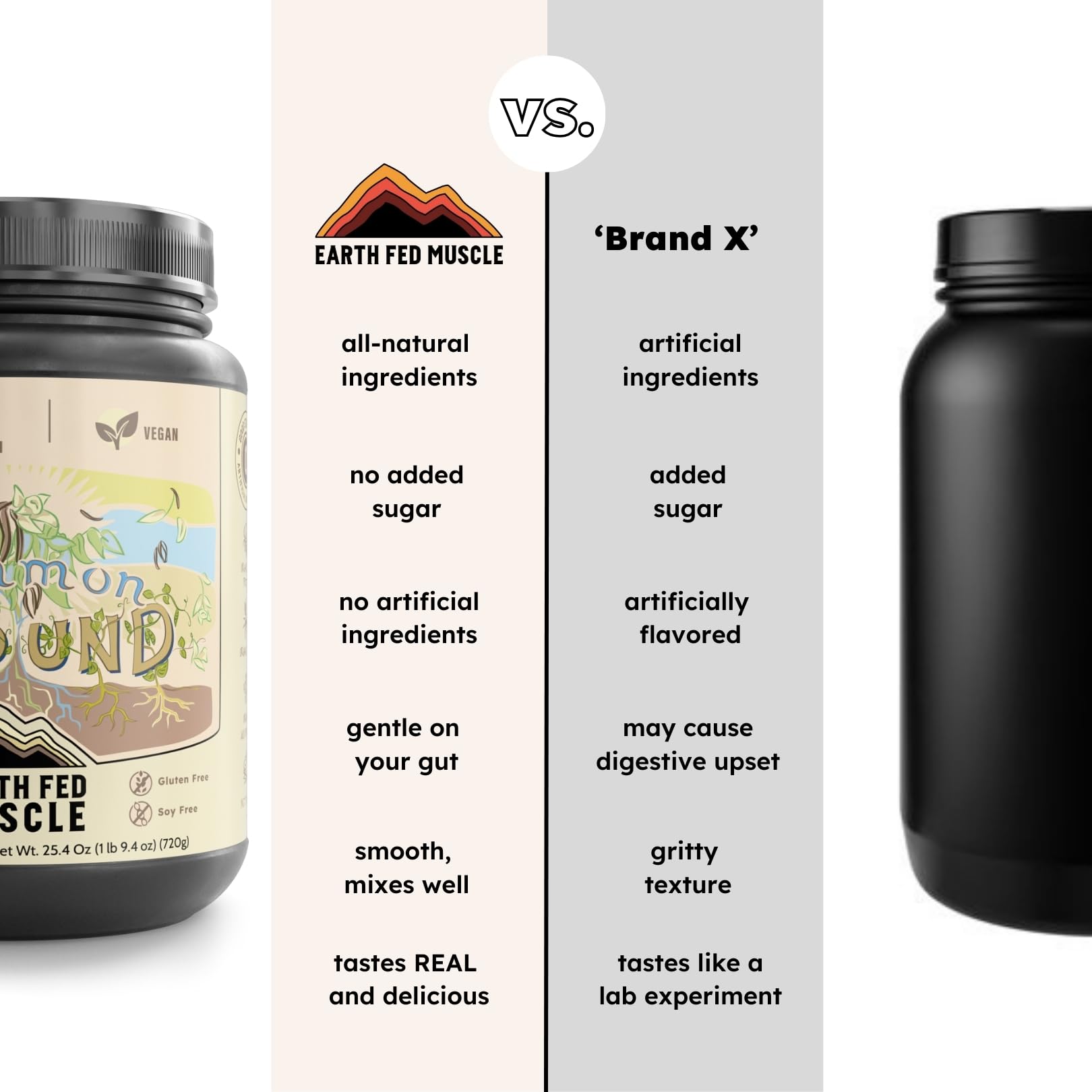 Earth Fed Muscle Common Ground vanilla powder used in baking for tasty treats.