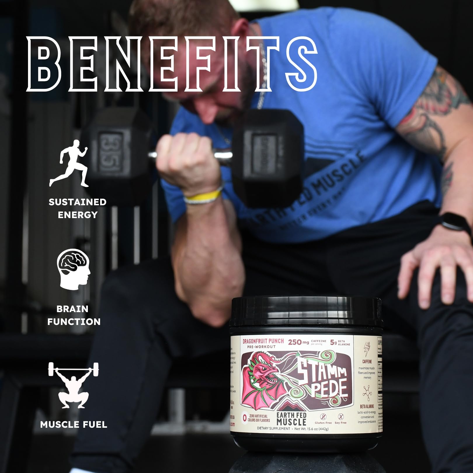 Mixing Earth Fed Muscle Stammpede dragon fruit punch in a shaker