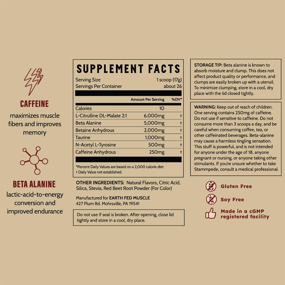 Stamppede dragon fruit punch set up for a workout routine