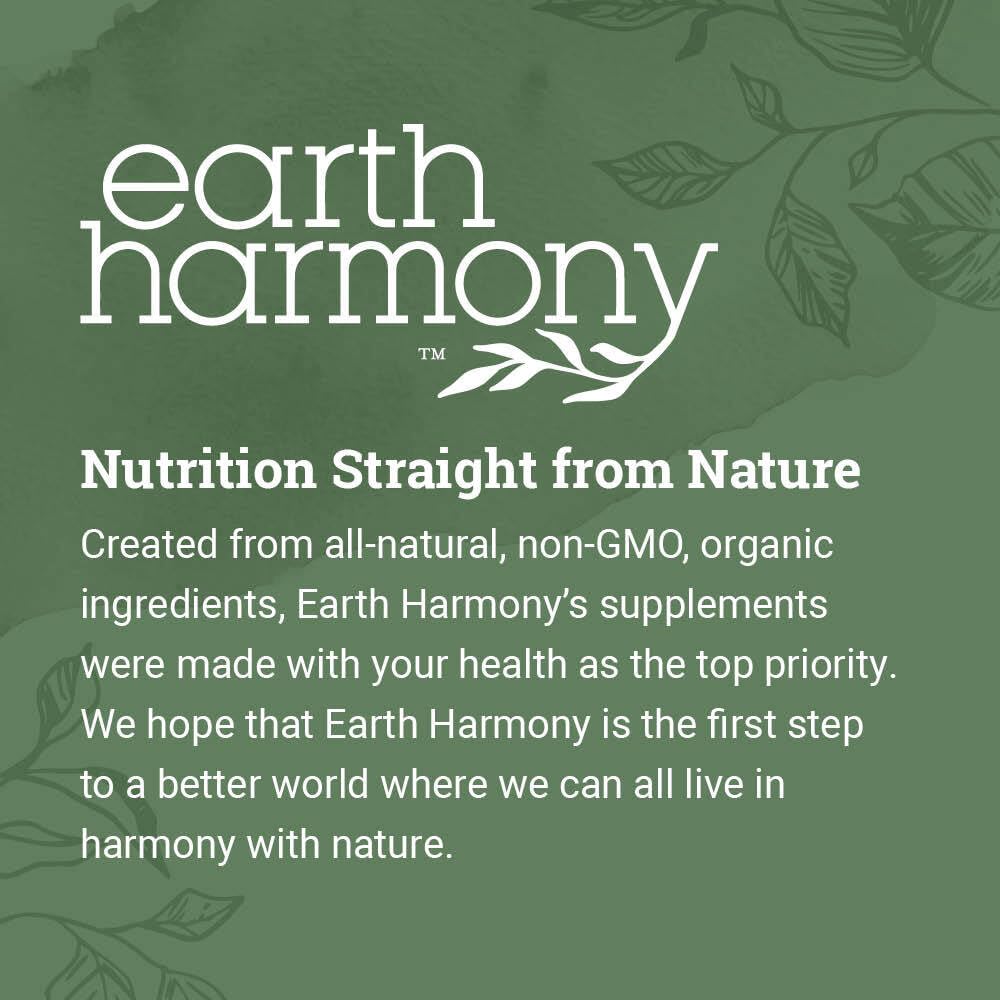 Earth Harmony calcium d-glucarate capsules in hand illustrating easy daily dosing.