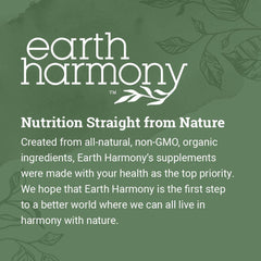 Earth Harmony calcium d-glucarate capsules in hand illustrating easy daily dosing.