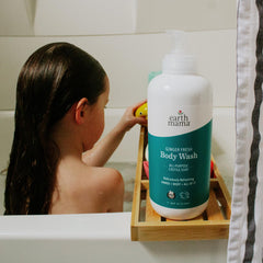 Earth Mama Ginger Fresh DIY cleaner idea with baking soda using the soap base.