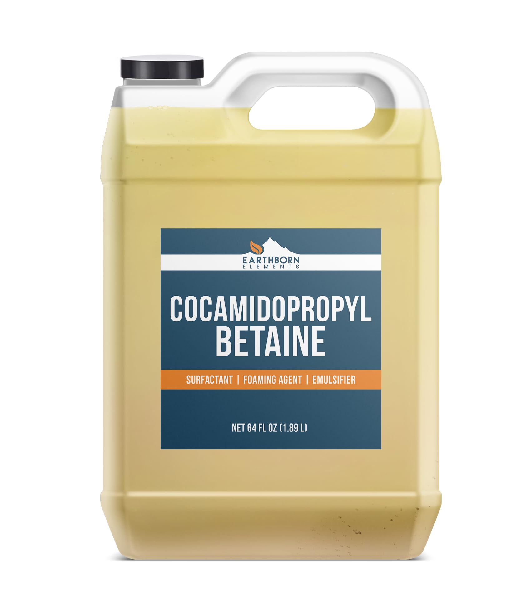 Earthborn Elements cocamidopropyl betaine 64oz bottle for pure, foaming cleansing.