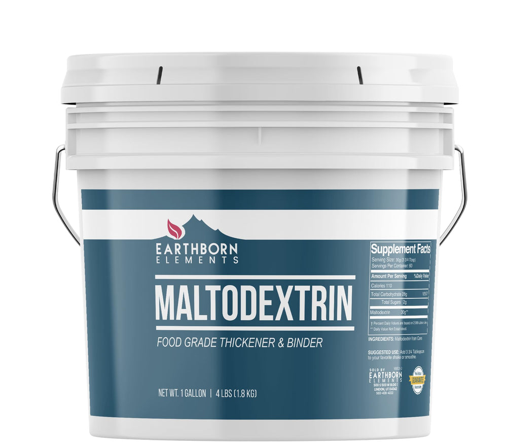 Earthborn Elements Maltodextrin bottle for gluten-free thickening in sauces and dressings