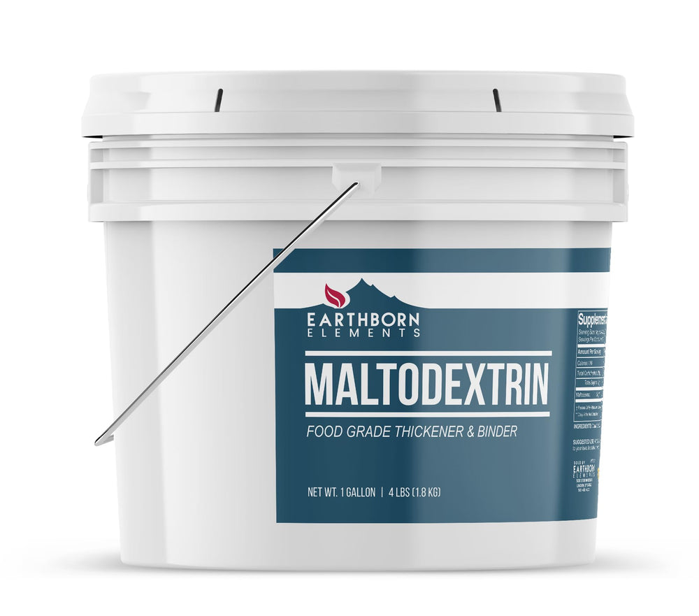 Earthborn Elements Maltodextrin powder close-up for smooth shakes and beverages