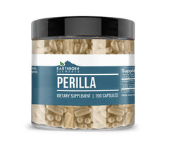 Earthborn Elements Perilla bottle cap: convenient daily capsule for consistent support
