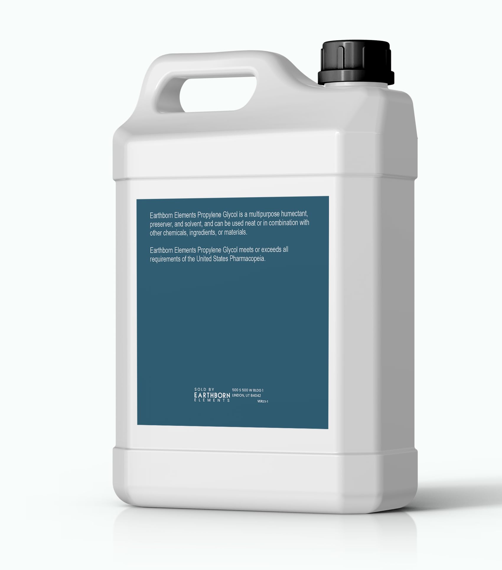 Earthborn Elements Propylene Glycol pour spout with clear flow ideal for refilling