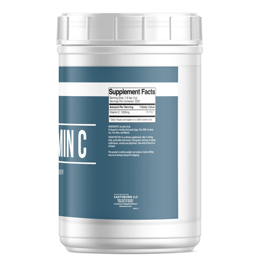 Earthborn Elements Vitamin C powder dissolves easily into lotions for DIY skincare.